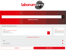 Tablet Screenshot of laborum.cl